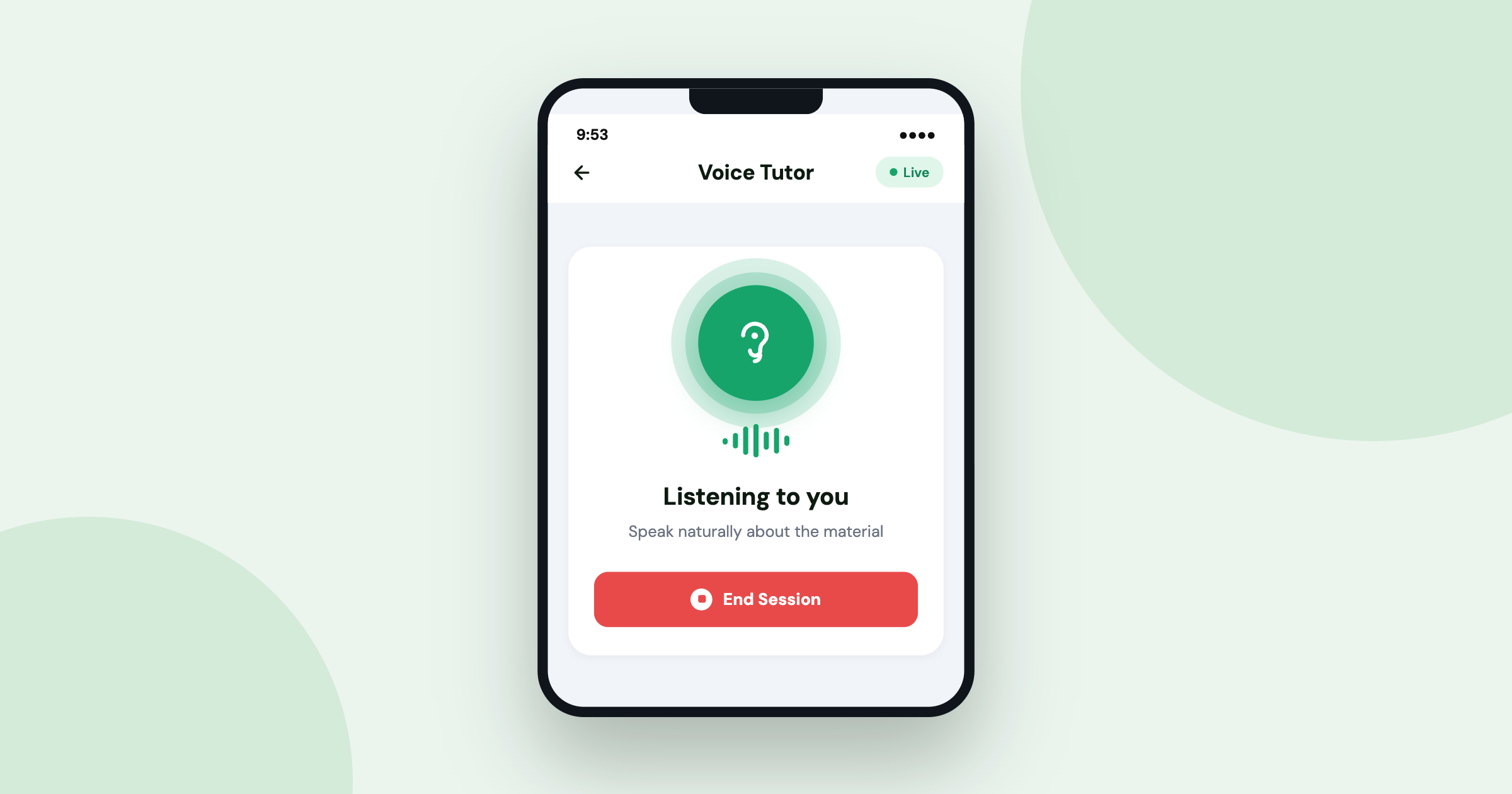 Meet the Voice Tutor: Study by Talking, Not Just Reading
